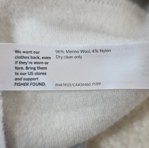 Eileen Fisher Merino Wool Zipper Cardign In Light Gray - Picture 5 of 7